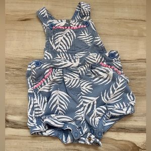 Carter’s Leaf Print Overalls